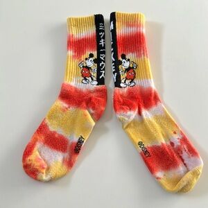 Tie Dye Mickey Mouse Socks